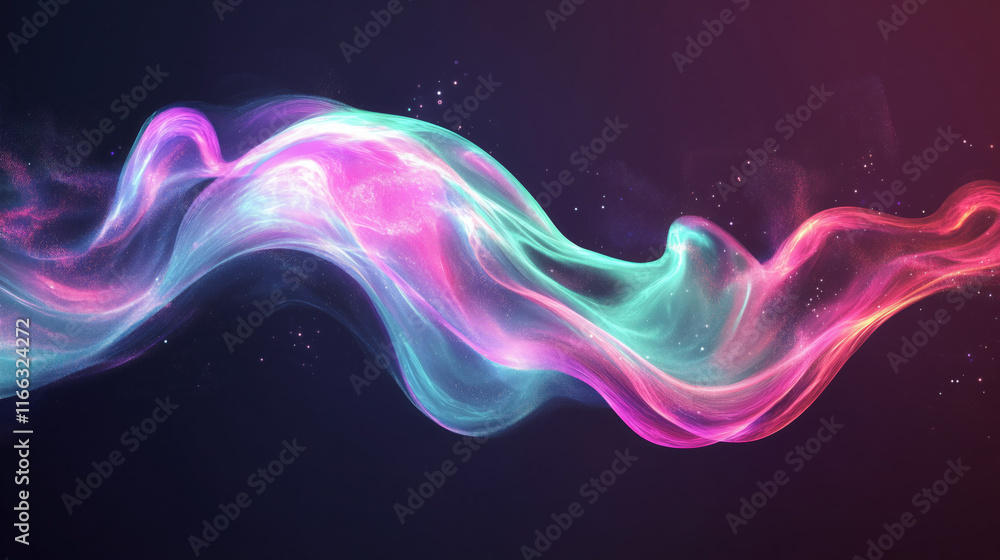Abstract 3D Flowing Liquid-Like Wave Textures in Pink, Purple, and Turquoise Gradient Abstract 3D Flowing Liquid-Like Wave Textures in Pink, Purple, and Turquoise Gradient