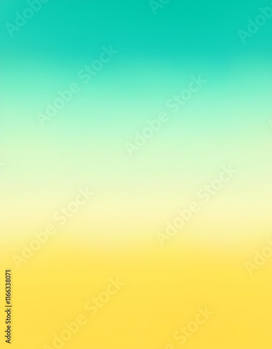 Teal Yellow Gradient Background  Summer Sky  Beach Sunset  Abstract Texture  Soft Pastel C