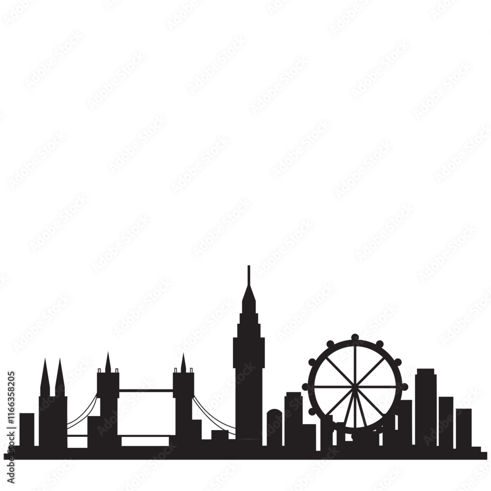 Fototapeta premium City Architecture Silhouette