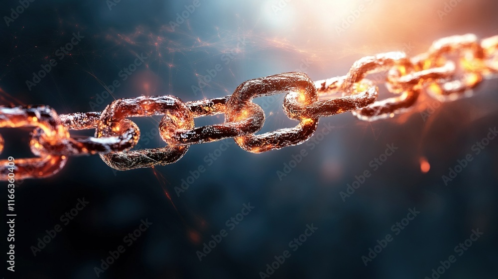 Blockchain security visualization featuring interconnected glowing locks symbolizing data protection, technology, and innovation Blockchain security visualization featuring interconnected glowing locks symbolizing data protection, technology, and innovation
