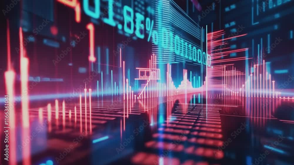 A mesmerizing abstract representation of financial data in motion. Vivid colors and dynamic lines intertwine. A mesmerizing abstract representation of financial data in motion. Vivid colors and dynamic lines intertwine.