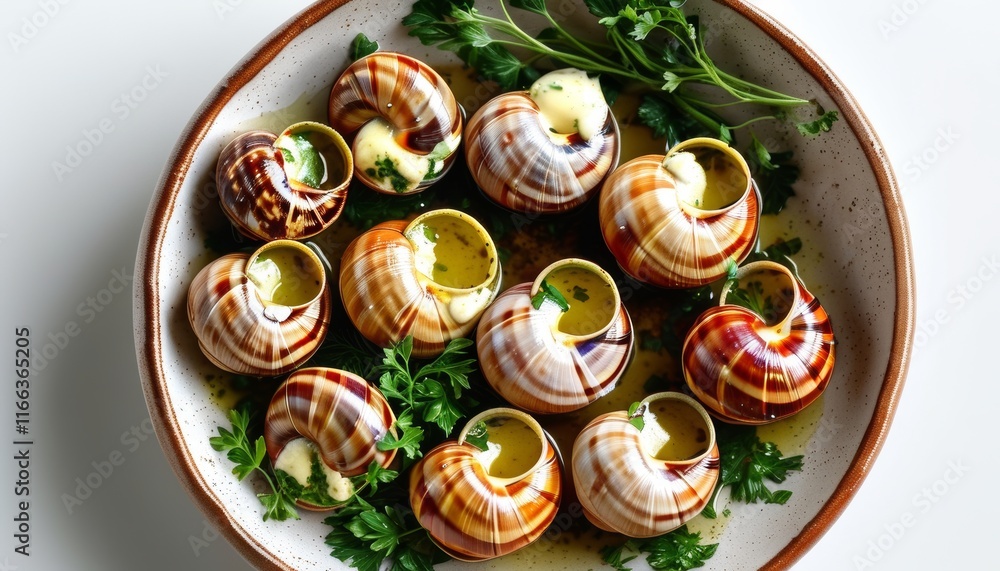 Savory Escargots in Herb Butter Ready for Gourmet Dining and Culinary Experiences Savory Escargots in Herb Butter Ready for Gourmet Dining and Culinary Experiences