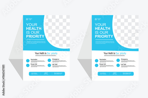 Medical flyer design templet 