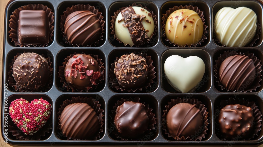 Assorted Gourmet Chocolates in Elegant Box Assorted Gourmet Chocolates in Elegant Box
