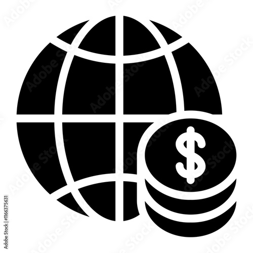 globalization glyph icon