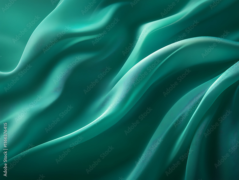 Obraz premium Abstract Gradient Background in Green and Blue with Grainy Texture,texture, blur, abstract, background,Green abstract geometric scratches, abstract poster with wavy lines and circles,High-resolution