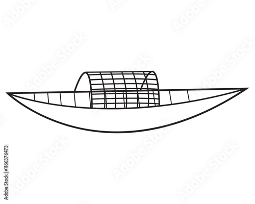 Boat Vector Illustration Nautical and Marine Design