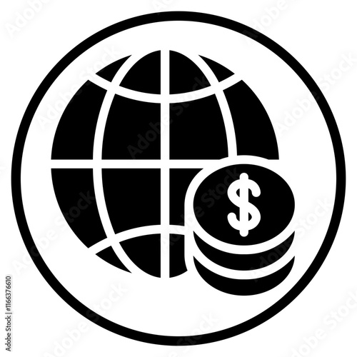 globalization glyph icon