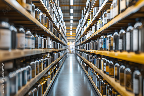 Wallpaper Mural Organized Supplements Warehouse - Wide Selection of Products Torontodigital.ca