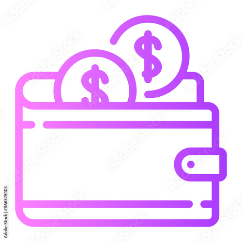 wallet gradient icon