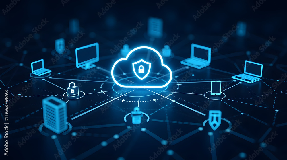 Cloud security ensuring data protection and seamless connectivity in a modern digital network infrastructure Cloud security ensuring data protection and seamless connectivity in a modern digital network infrastructure