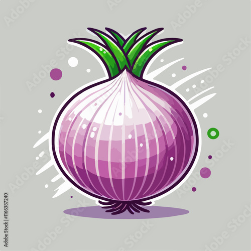 illustration of onion