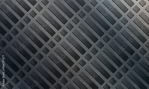 Abstract geometrical stripes line grey gradient color background. metal stripes texture.