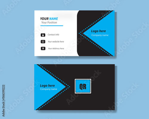 Creative morden business card layout design