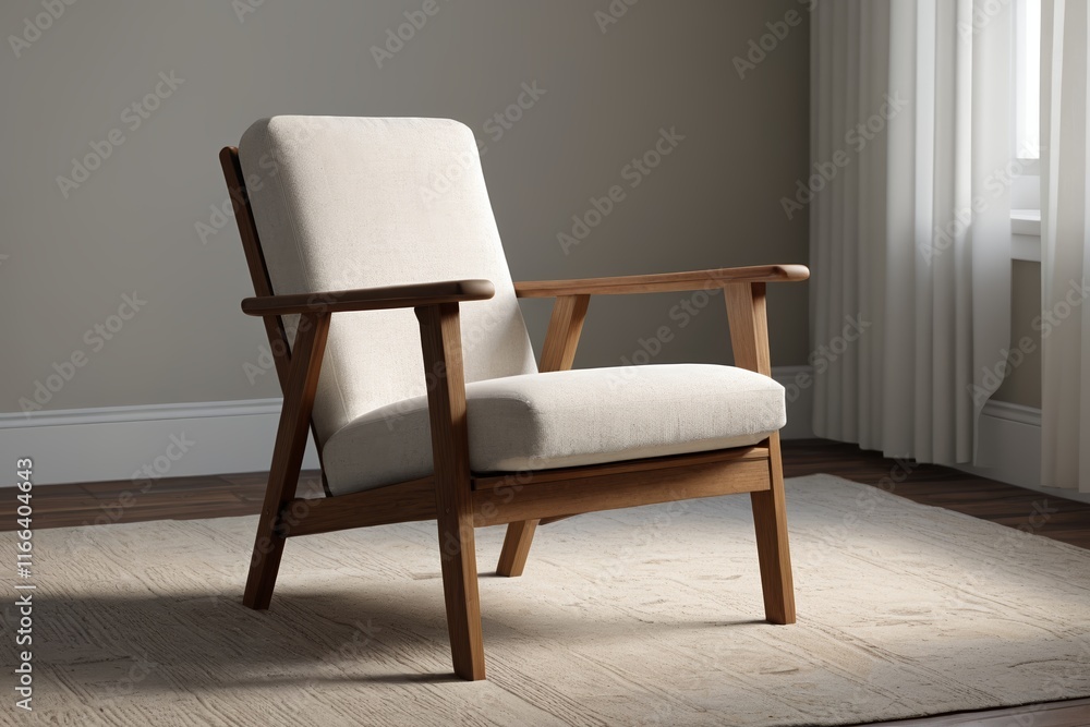 Obraz premium there is a chair that is sitting in a room