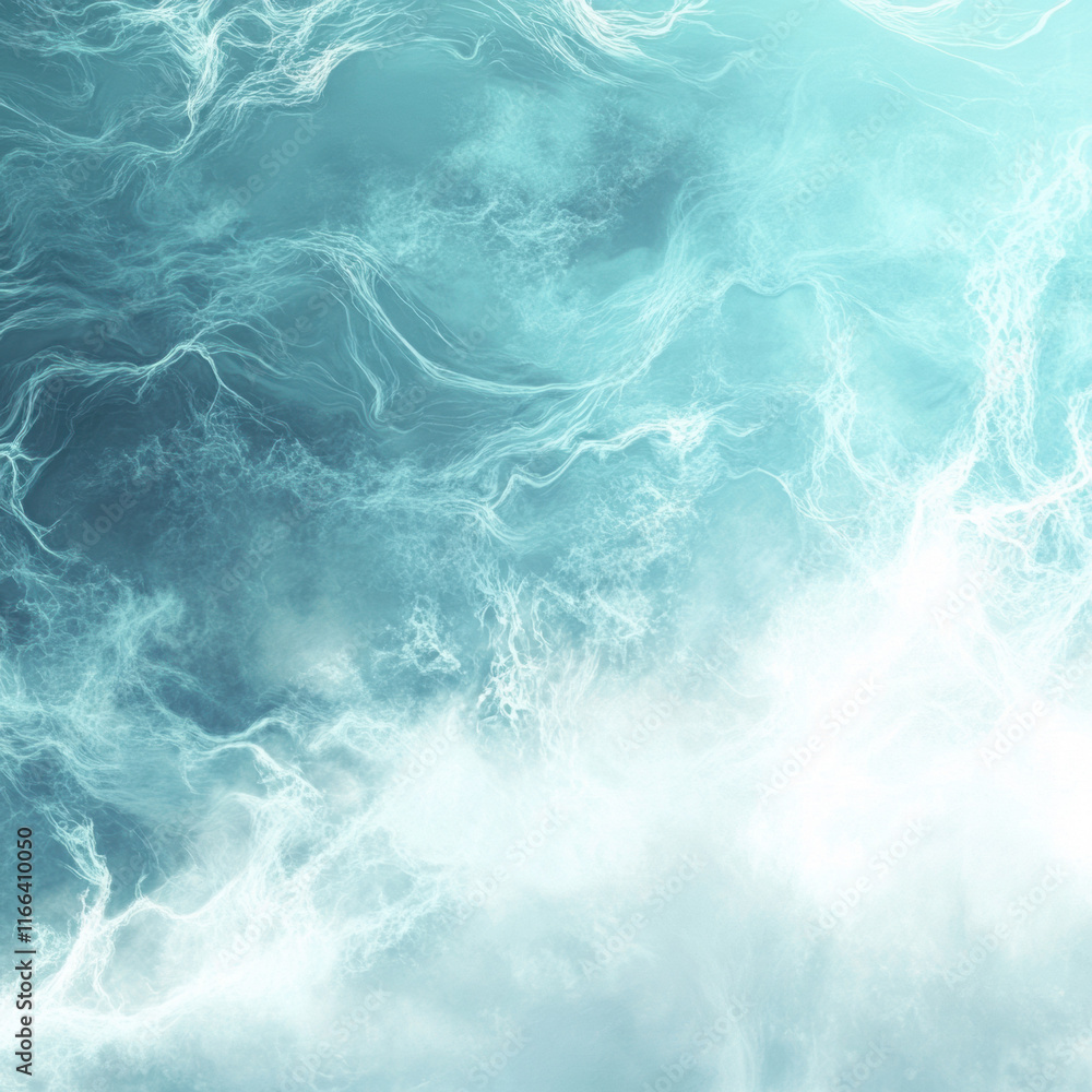 Fototapeta premium Abstract Transparent Water Background with Flowing Patterns