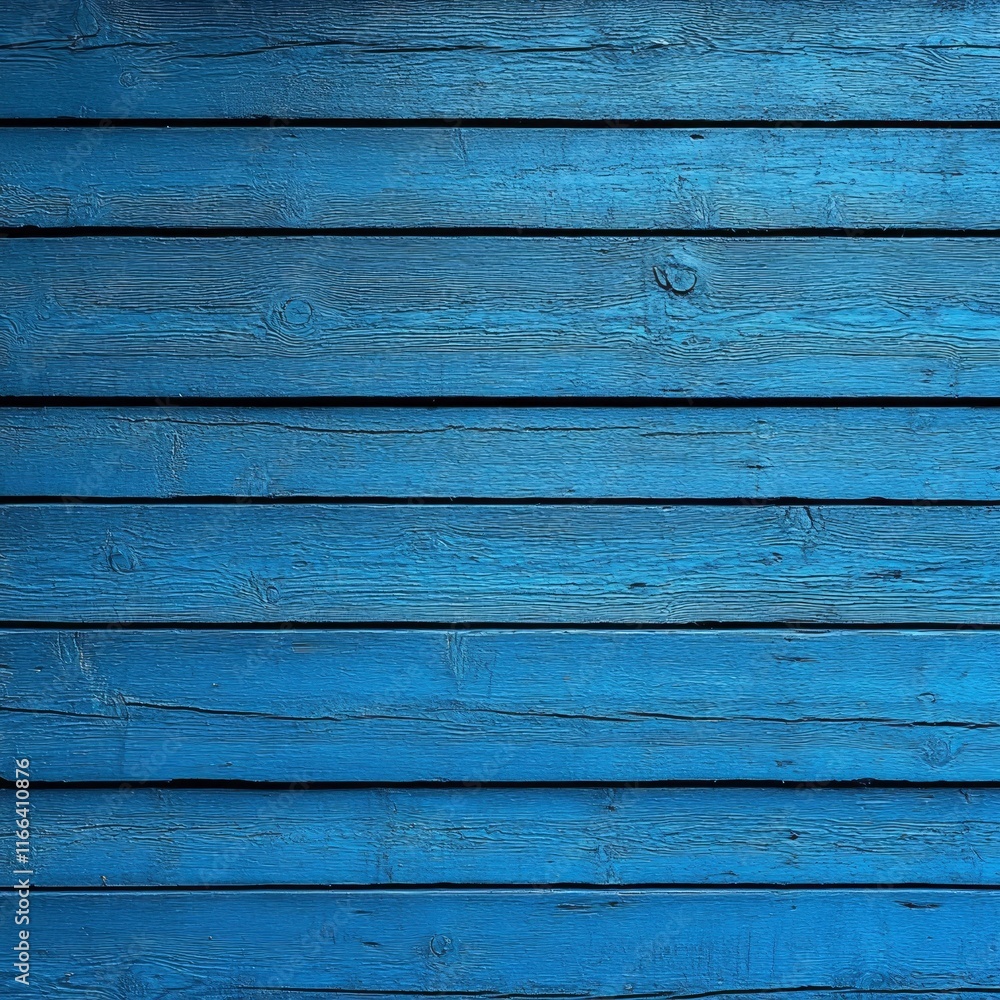 Obraz premium Blue Wooden Planks Background Texture