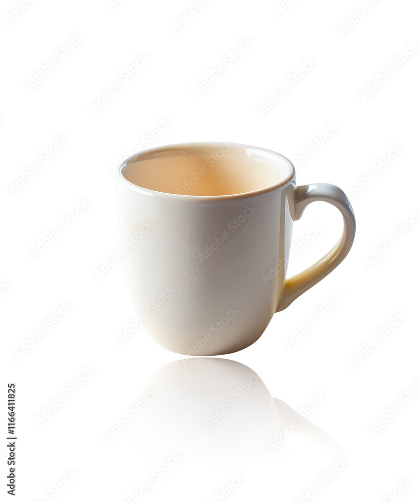 White empty coffee cup mockup isolated with shadow, clipping paths, mug of tea isolated on a white background White empty coffee cup mockup isolated with shadow, clipping paths, mug of tea isolated on a white background