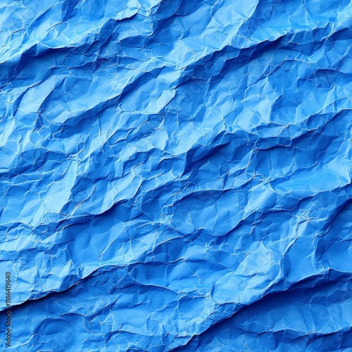 Wallpaper Mural Abstract Crumpled Blue Paper Texture Background Torontodigital.ca