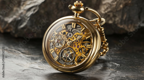 Obraz na płótnie Clock showing time urgency, a reminder of life's fleeting moments and the importance of making the most of every second. w salonie