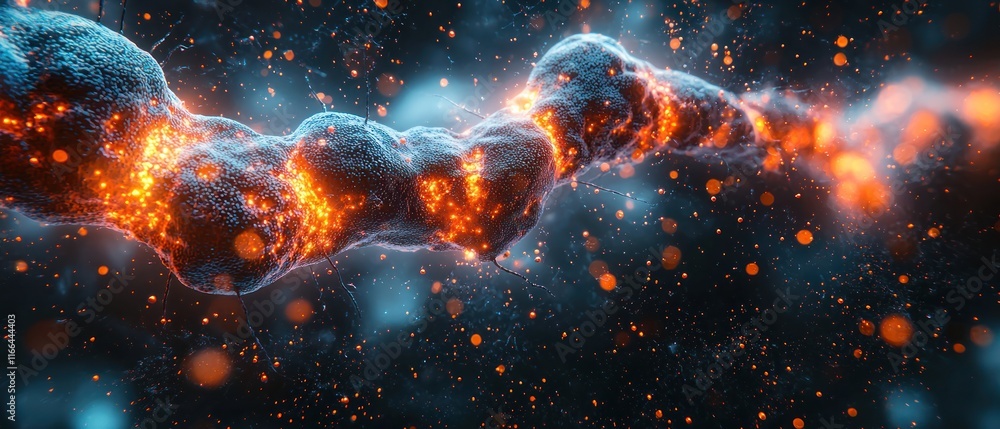 Abstract representation of molecular structures. Abstract representation of molecular structures.