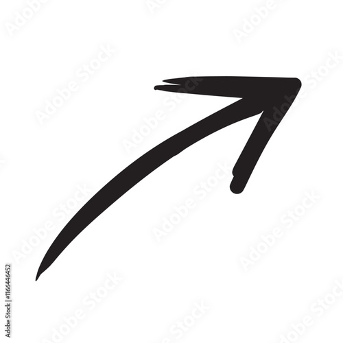 hand drawn arrow line
