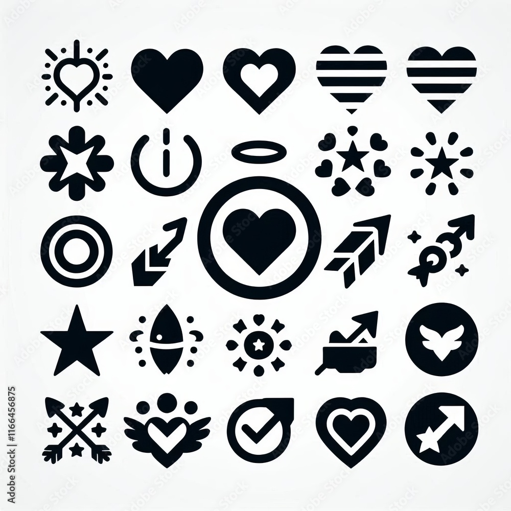 Iconic Symbols A simple illustration of iconic symbols such as h Iconic Symbols A simple illustration of iconic symbols such as h