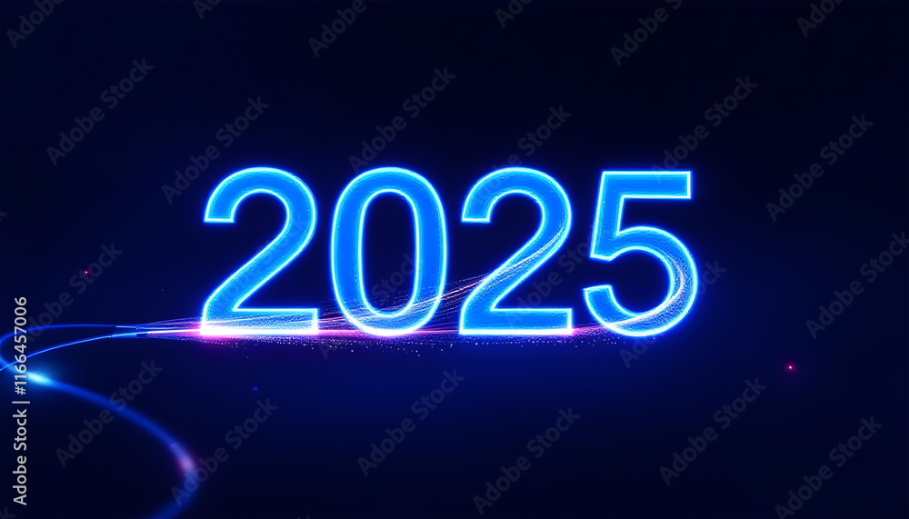 2025 3d text concept wifi internet technology 2025 3d text concept wifi internet technology