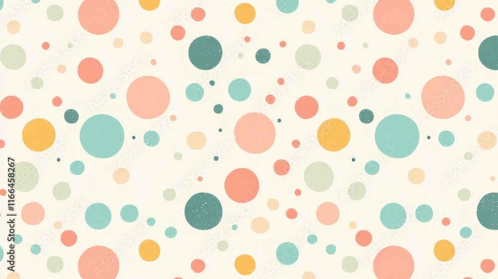 Pastel Polka Dot Pattern: A Delightful Seamless Design Pastel Polka Dot Pattern: A Delightful Seamless Design