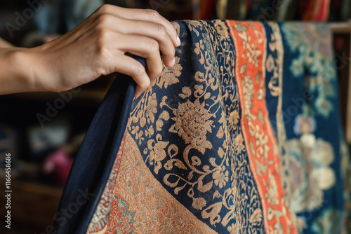 Batik is a traditional art of fabric dyeing that uses wax to create unique patterns and designs. It is widely popular in countries like Malaysia and Indonesia, known for its vibrant colors and cultura