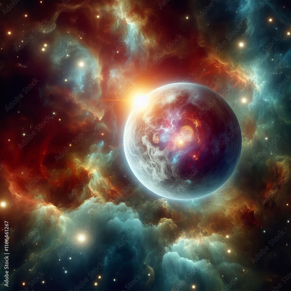 Obraz premium III Space Celestial