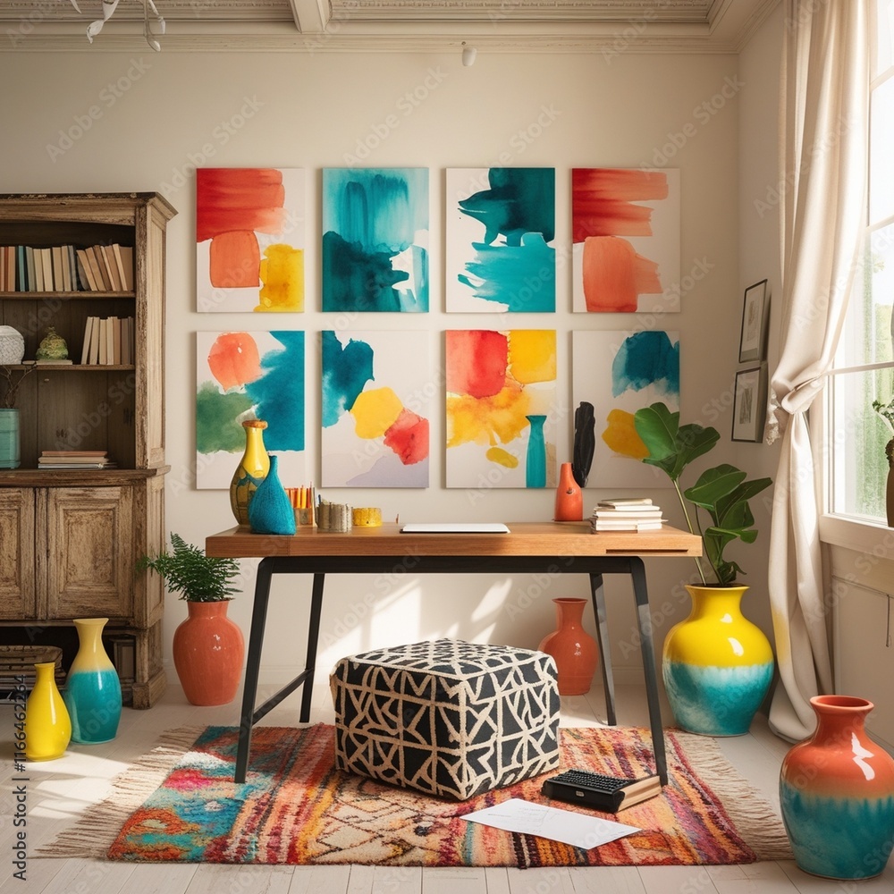 Obraz premium living room interior