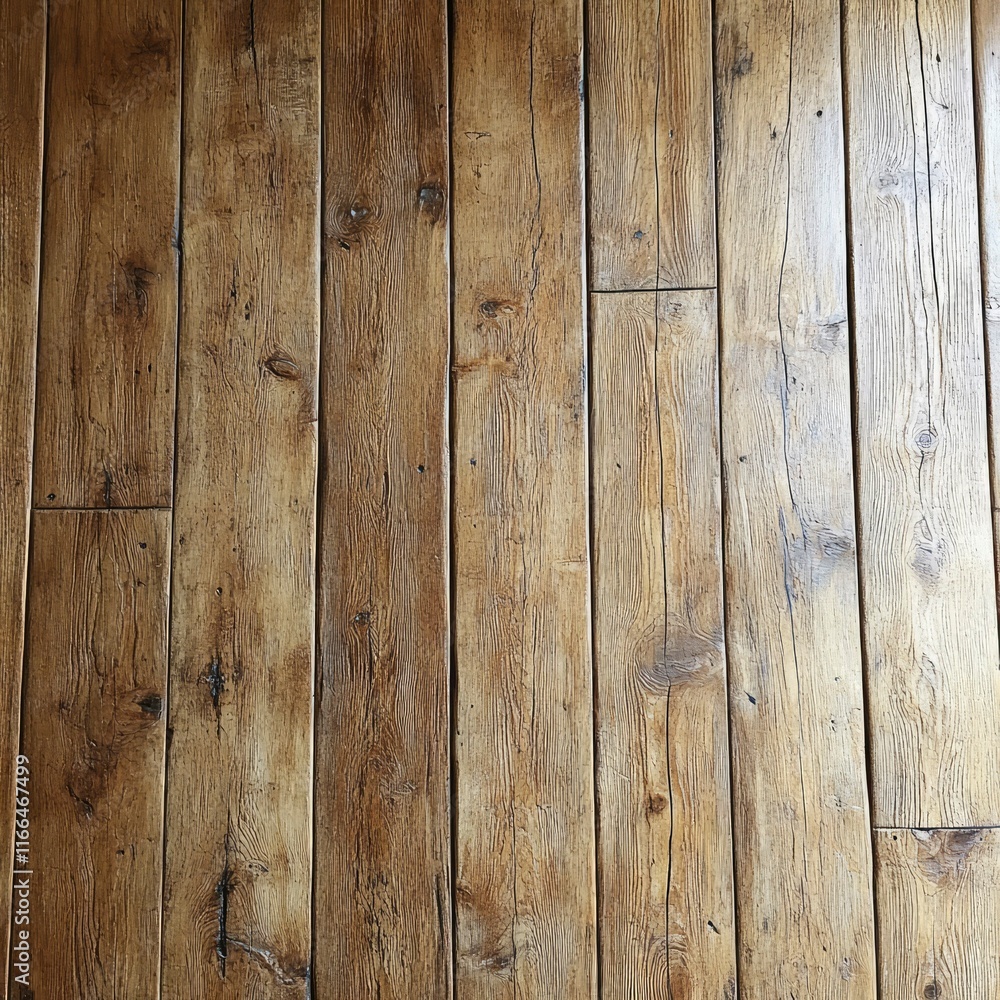 Naklejka premium Rustic Reclaimed Wood Flooring Texture