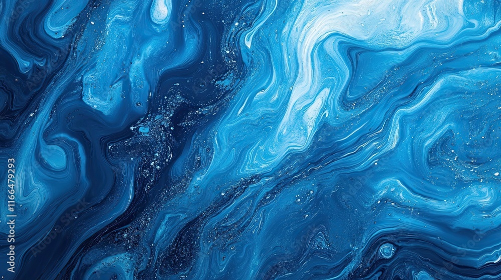 Abstract texture of a blue water surface Abstract texture of a blue water surface