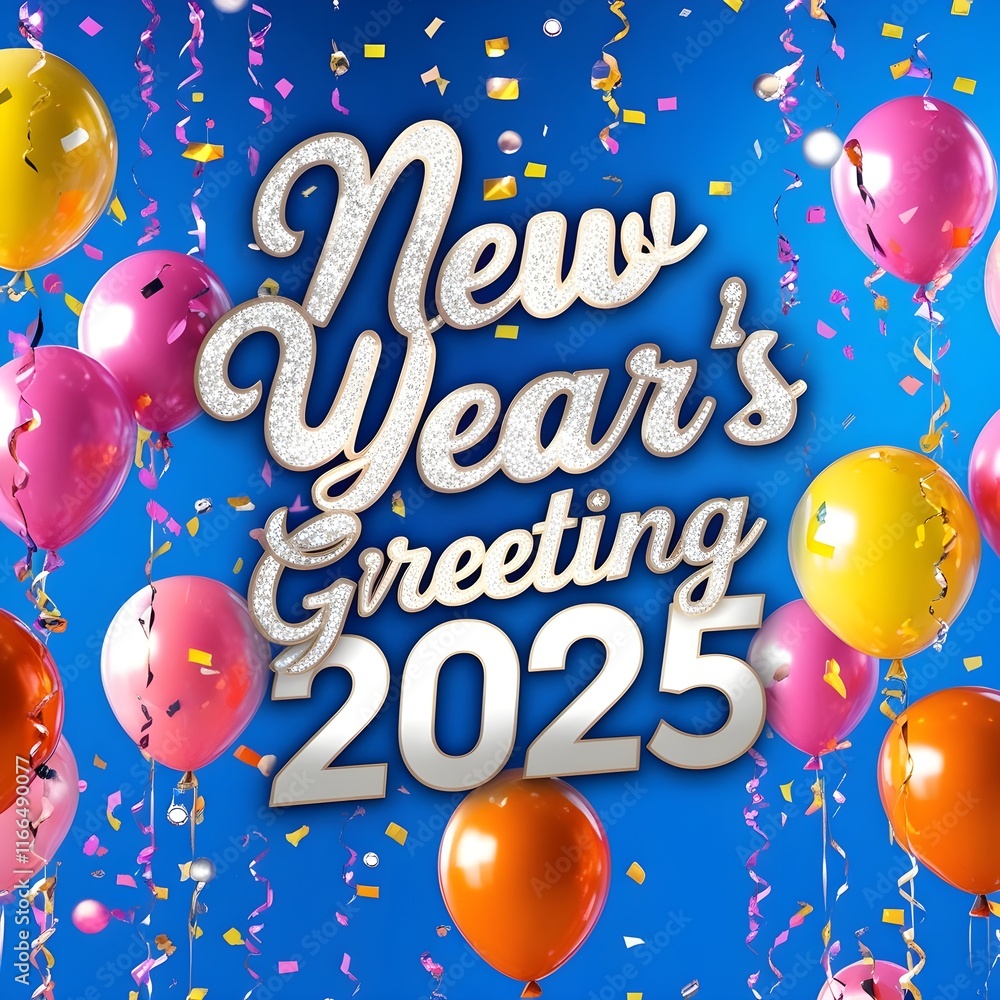 Happy new year 2025 getting card Happy new year 2025 getting card