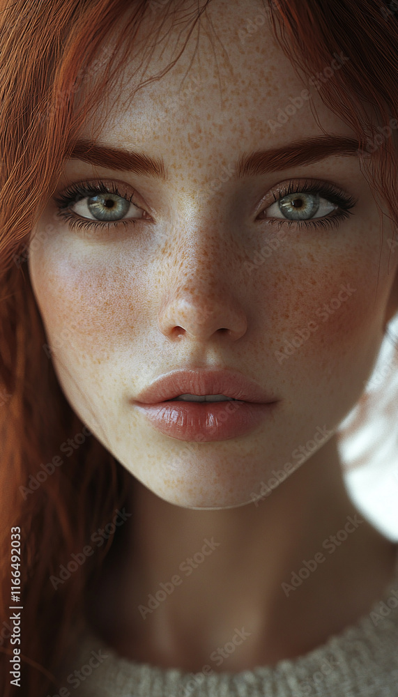 Fototapeta premium close up portrait of a woman