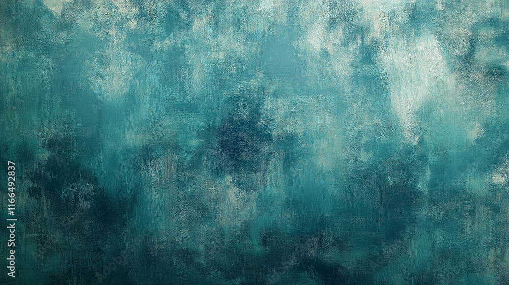 Obraz premium Teal Abstract Textured Background