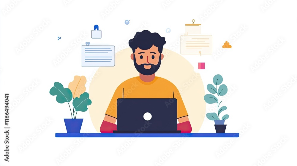 A concept of technical support customer service, with a software engineer working on a laptop. --ar 16:9 --style raw --stylize 250 --v 6.1 Job ID: 40655c08-5d3f-4f08-9fb6-bcad7ff9df79 A concept of technical support customer service, with a software engineer working on a laptop. --ar 16:9 --style raw --stylize 250 --v 6.1 Job ID: 40655c08-5d3f-4f08-9fb6-bcad7ff9df79