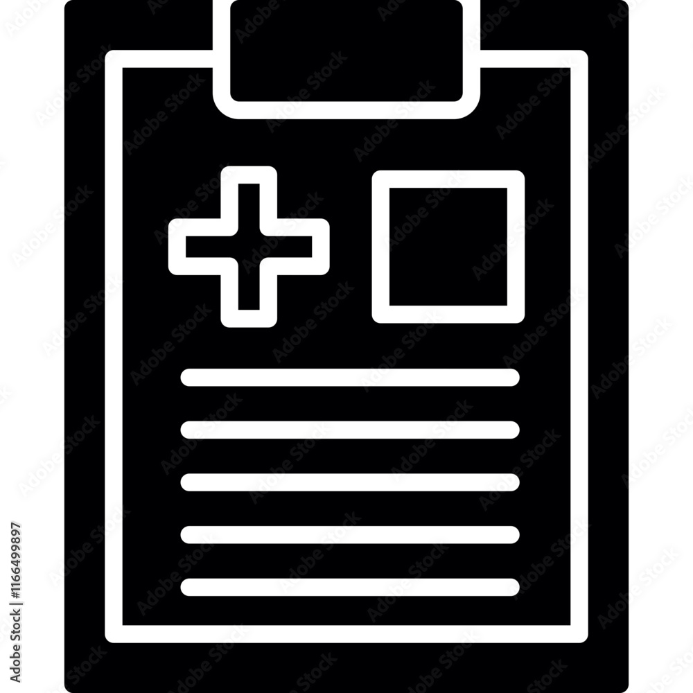 Obraz premium Health Report icon