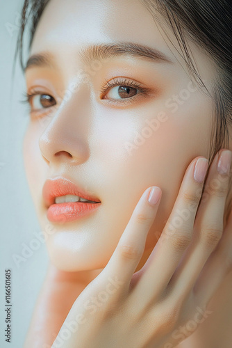 close up portrait of a woman	