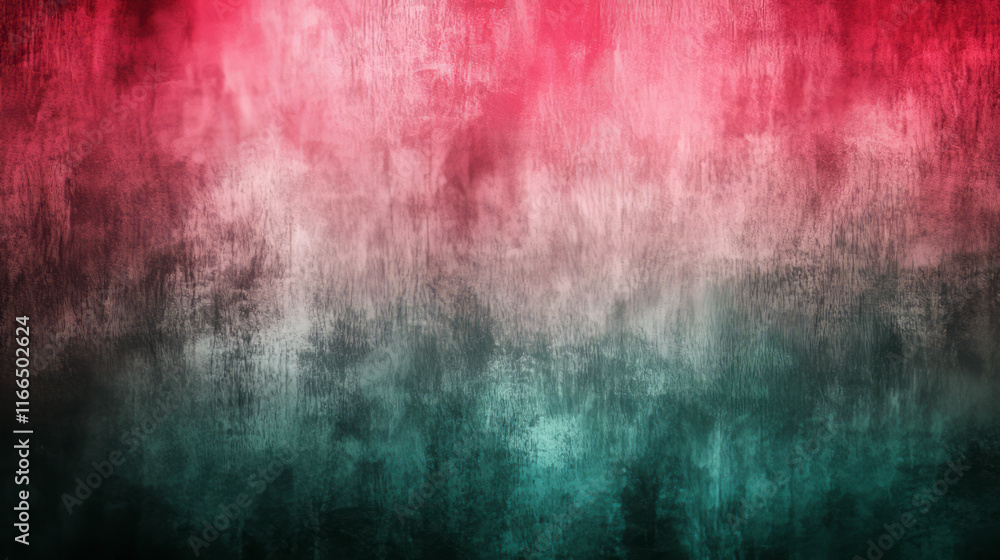 Fototapeta premium abstract red teal gradient background with watercolor and grunge textures in rich colors for dynamic art and design