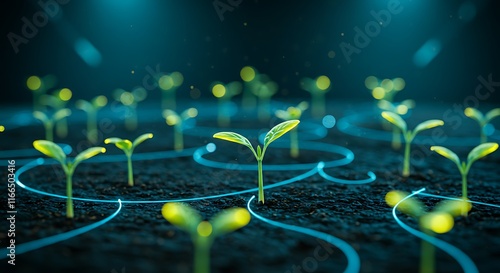 Smart Agriculture Growing Plants with Technology