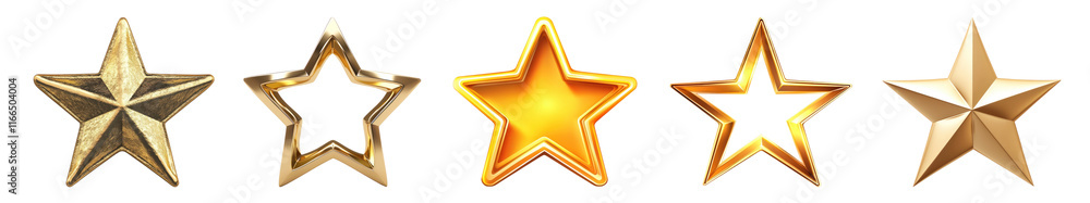 3d star png cut out element set, transparent background 3d star png cut out element set, transparent background
