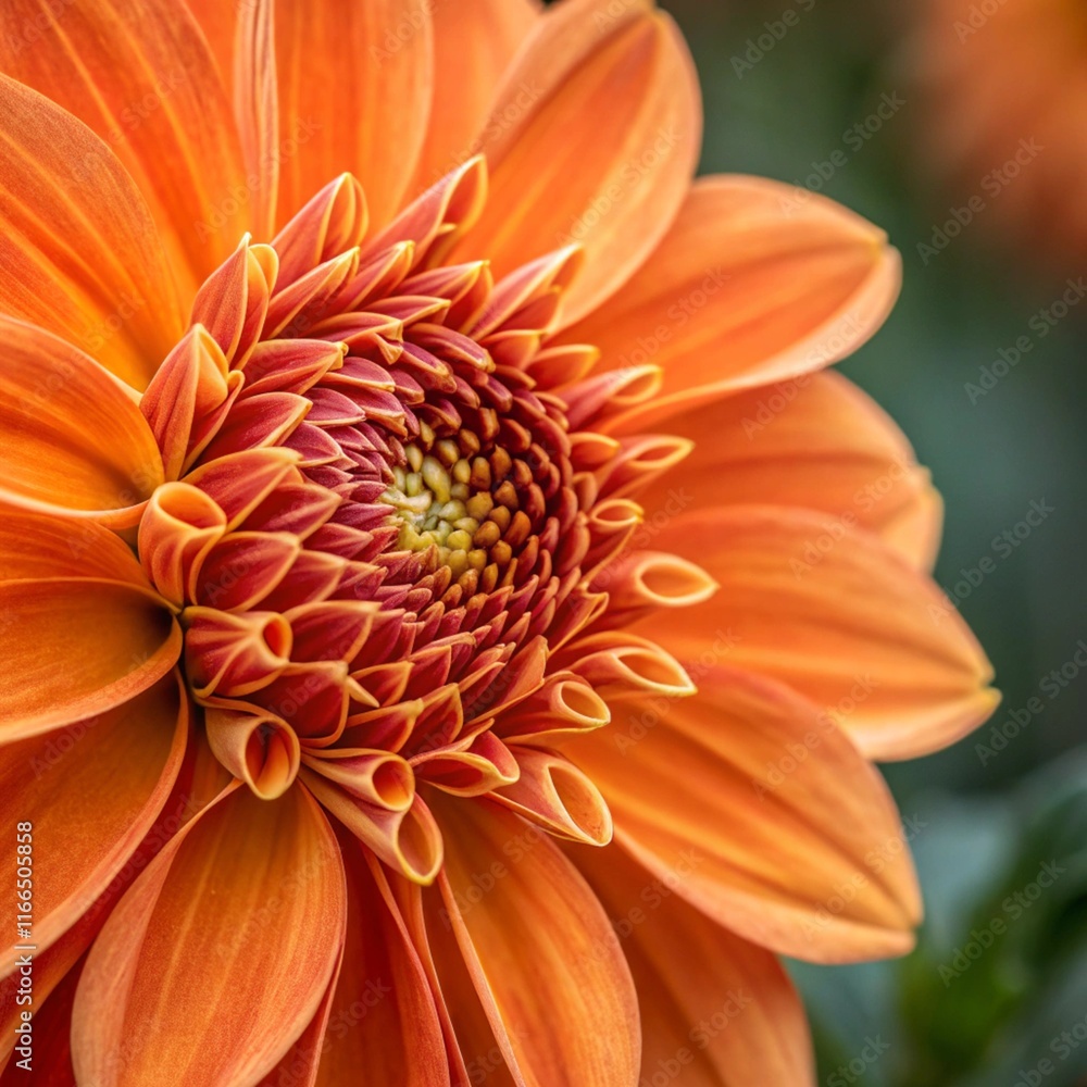 A close-up of a vibrant deep coral different flower with intricate patterns and textures, showcasing the flower’s center and petals ai generated A close-up of a vibrant deep coral different flower with intricate patterns and textures, showcasing the flower’s center and petals ai generated