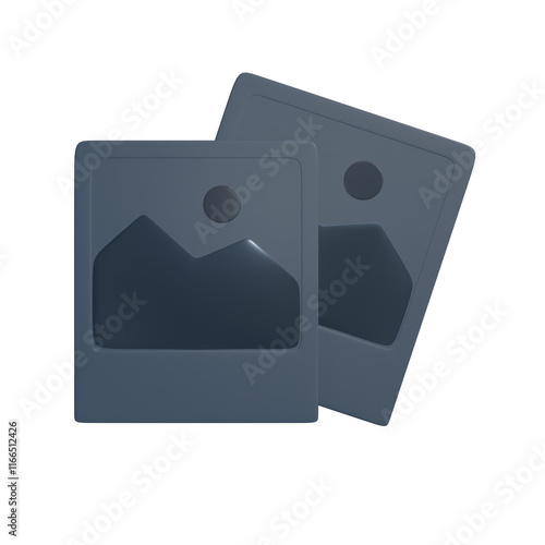 Polaroid photo memory album