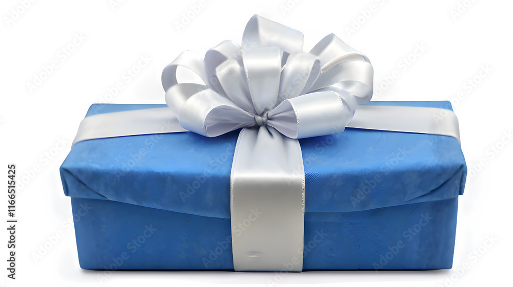 Fototapeta premium gift box isolated on white