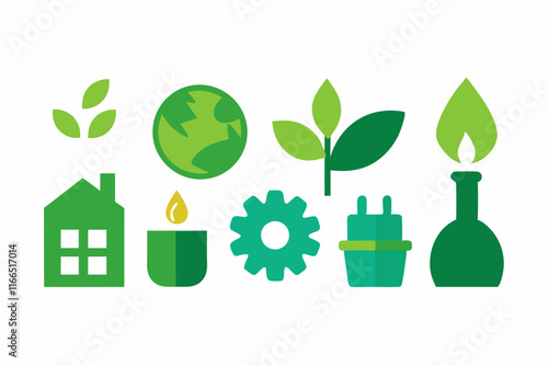 Eco-Friendly Icons: Green Tech & Sustainable Solutions