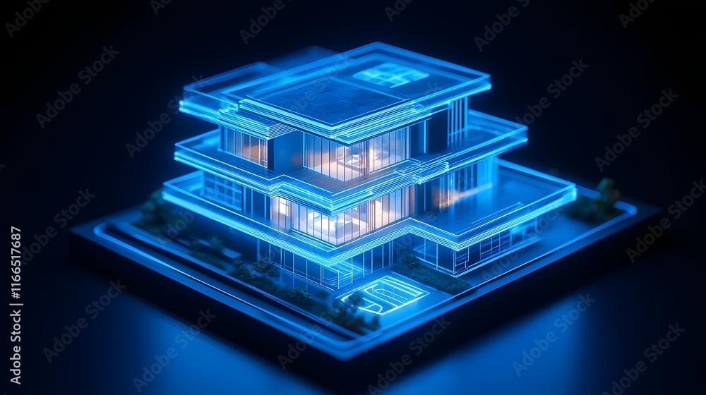 Futuristic 3D Digital Estate with Elevated Platforms and Advanced Architectural Designs Futuristic 3D Digital Estate with Elevated Platforms and Advanced Architectural Designs