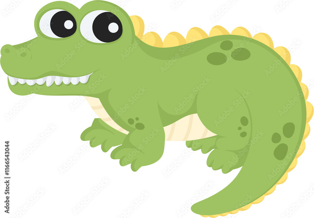Fototapeta premium illustration crocodile
