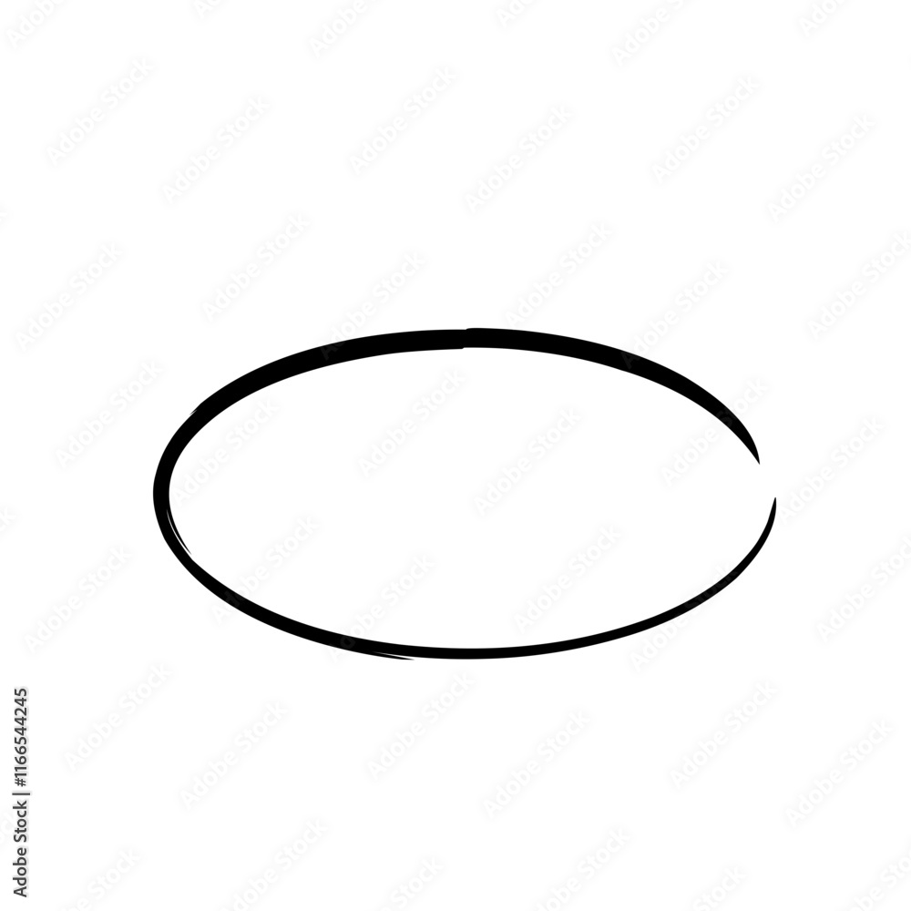 Hand drawn black abstract ovals and circles . Ellipses in black pencil doodle style. Round freehand shapes emphasis highlights. Circle frame Hand drawn black abstract ovals and circles . Ellipses in black pencil doodle style. Round freehand shapes emphasis highlights. Circle frame